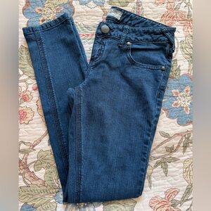 Free People Skinny Jeans with ankle zippers